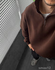 Men’s Half-Zip Fleece Sweatshirt