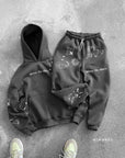Men’s Graphic Hoodie & Jogger Set – Fleece