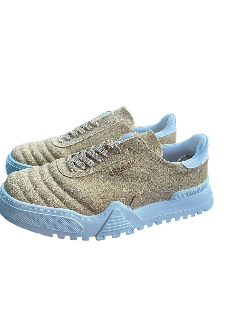 Mens Fashion Brown Sneakers Lace up Casual Shoes Skate Shoes Size 7.5-10.5