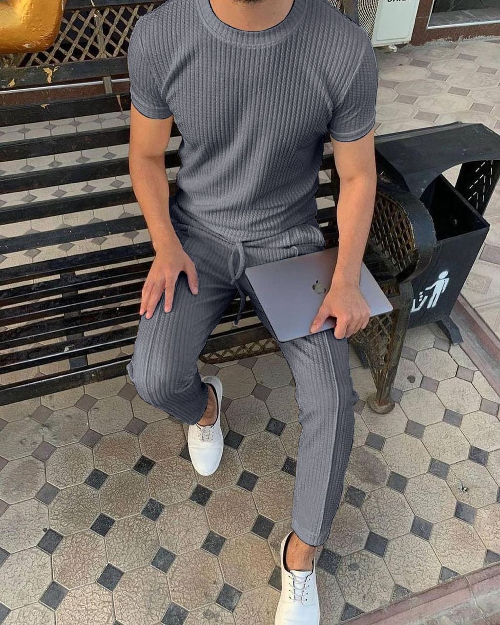 Men's Suits Sets Black + Baseball cap Free