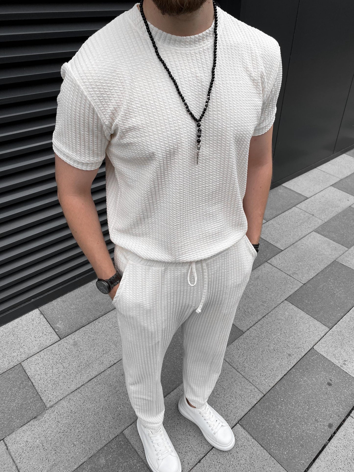 Men's Suits Sets Gray