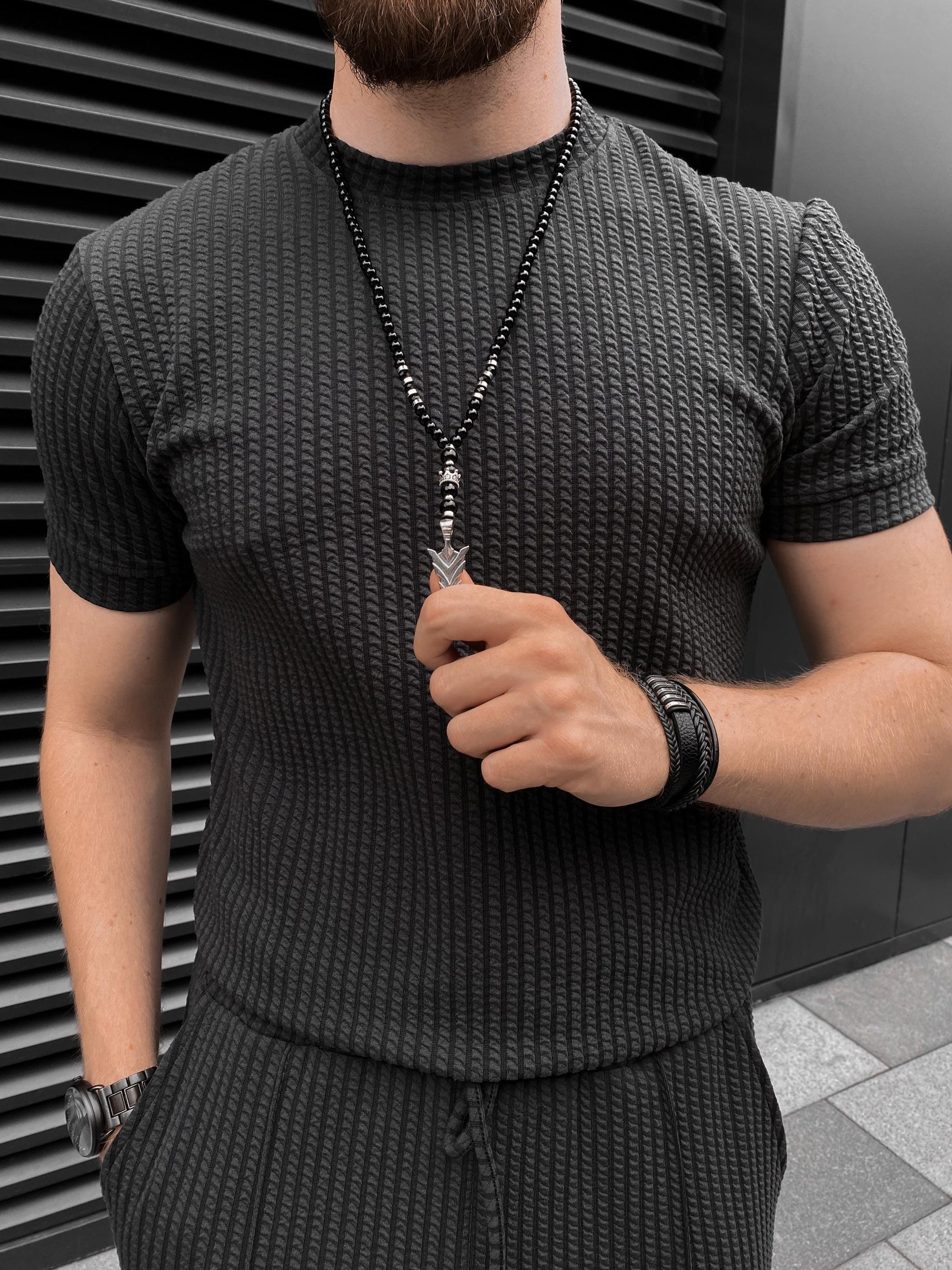 Men's Suits Sets Black + Baseball cap Free