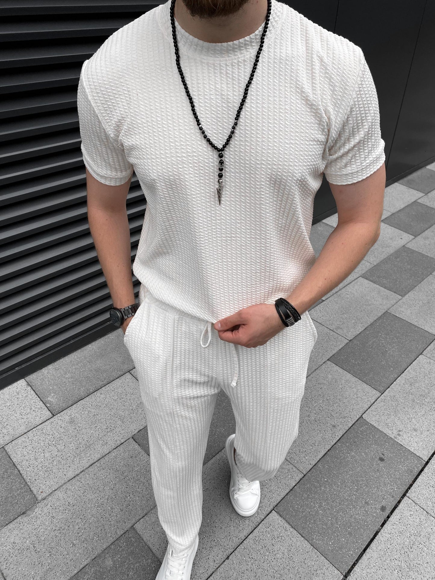 Men's Suits Sets Black + Baseball cap Free