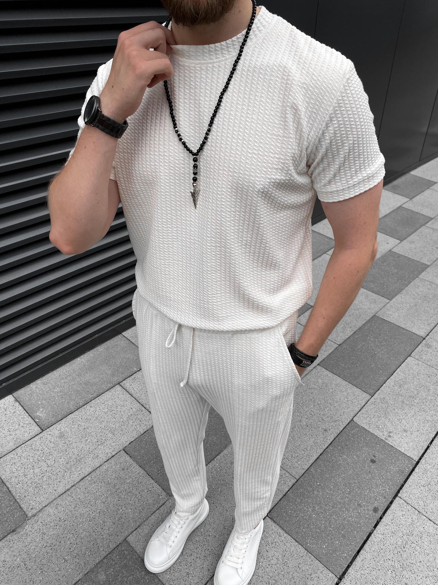 Men's Suits Sets Gray