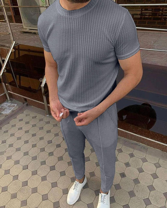 Men's Suits Sets Gray