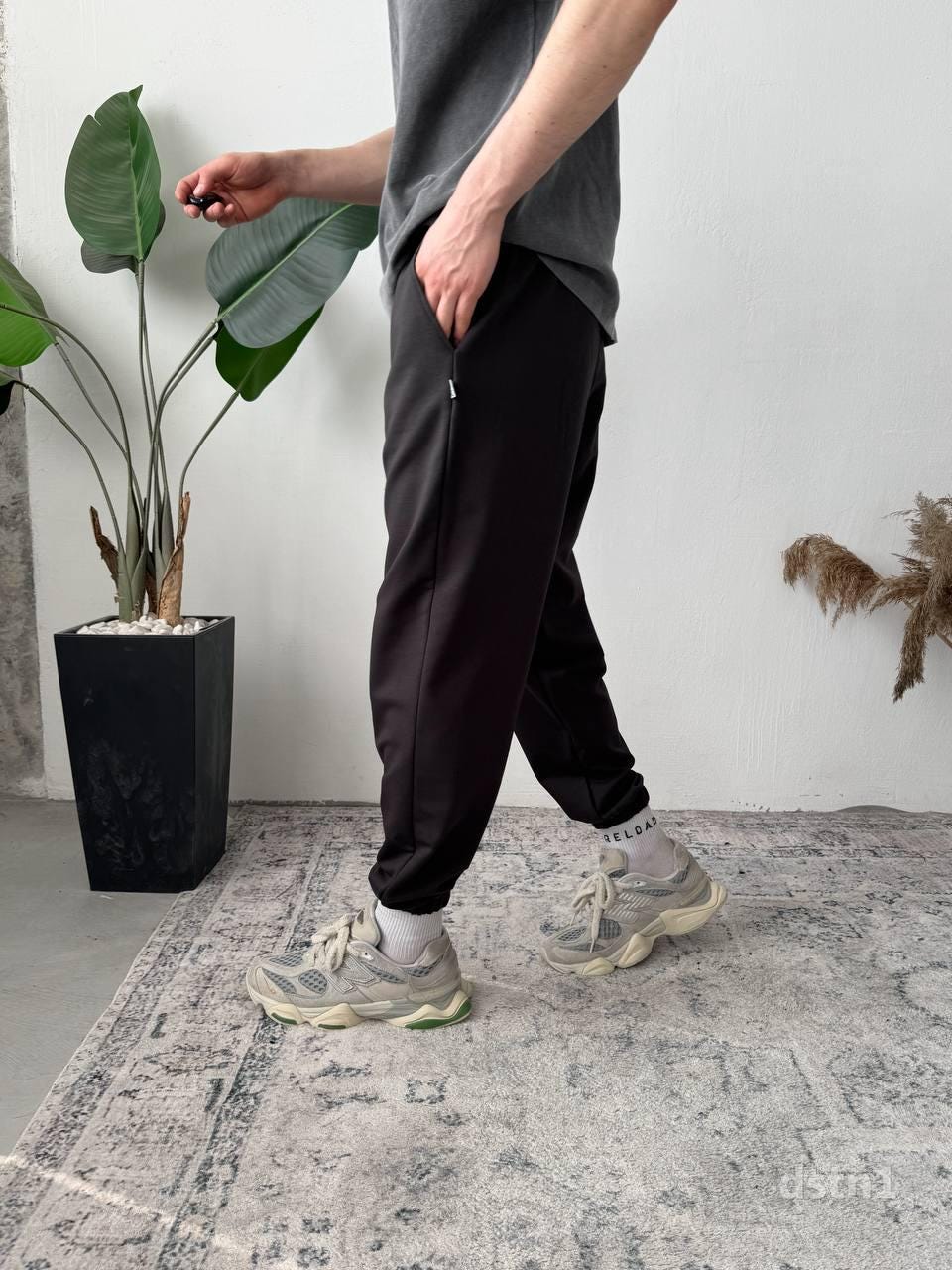 Men’s Natural Linen Pants, Handmade Lounge Trousers, Two Pocket Relaxed Fit, Summer Casual Pants, Yoga Pants, Gift for Him