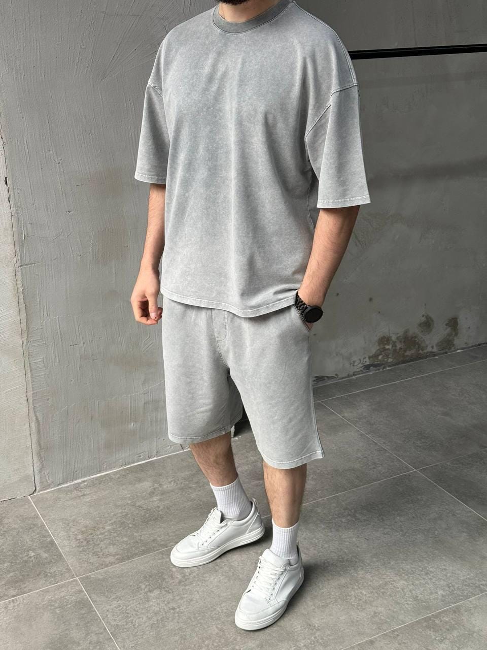 Summer mens costume, Summer pants,  pajama set, Gifts for men, Man's kit  set, summer pants, summer shirt, Natural color set