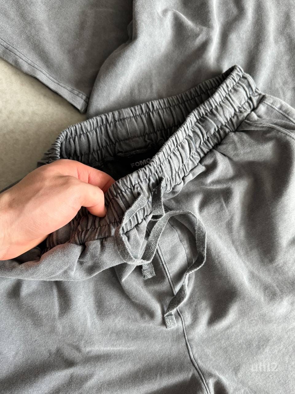 Men’s Washed Streetwear Set, Oversized T-Shirt & Cargo Shorts, Urban Summer Two Piece Outfit, Distressed Stitch Look, Gift for Hi