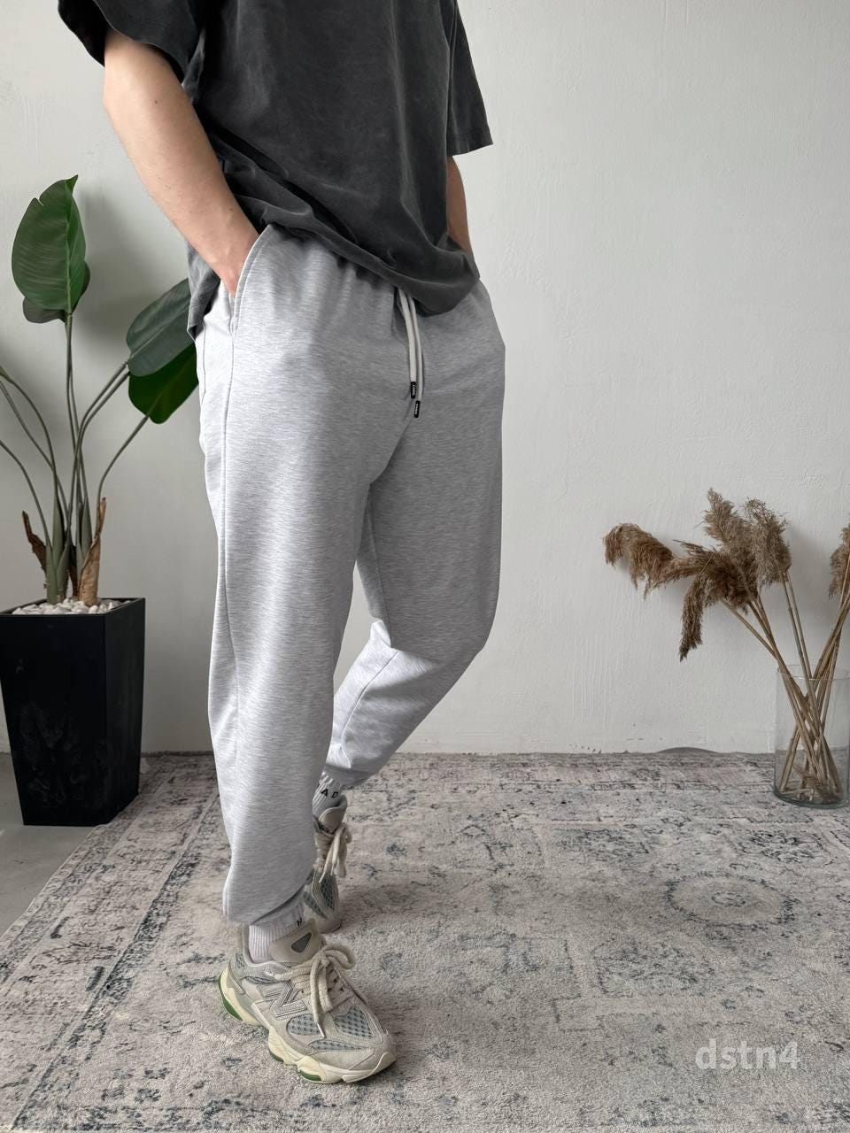 Men’s Natural Linen Pants, Handmade Lounge Trousers, Two Pocket Relaxed Fit, Summer Casual Pants, Yoga Pants, Gift for Him