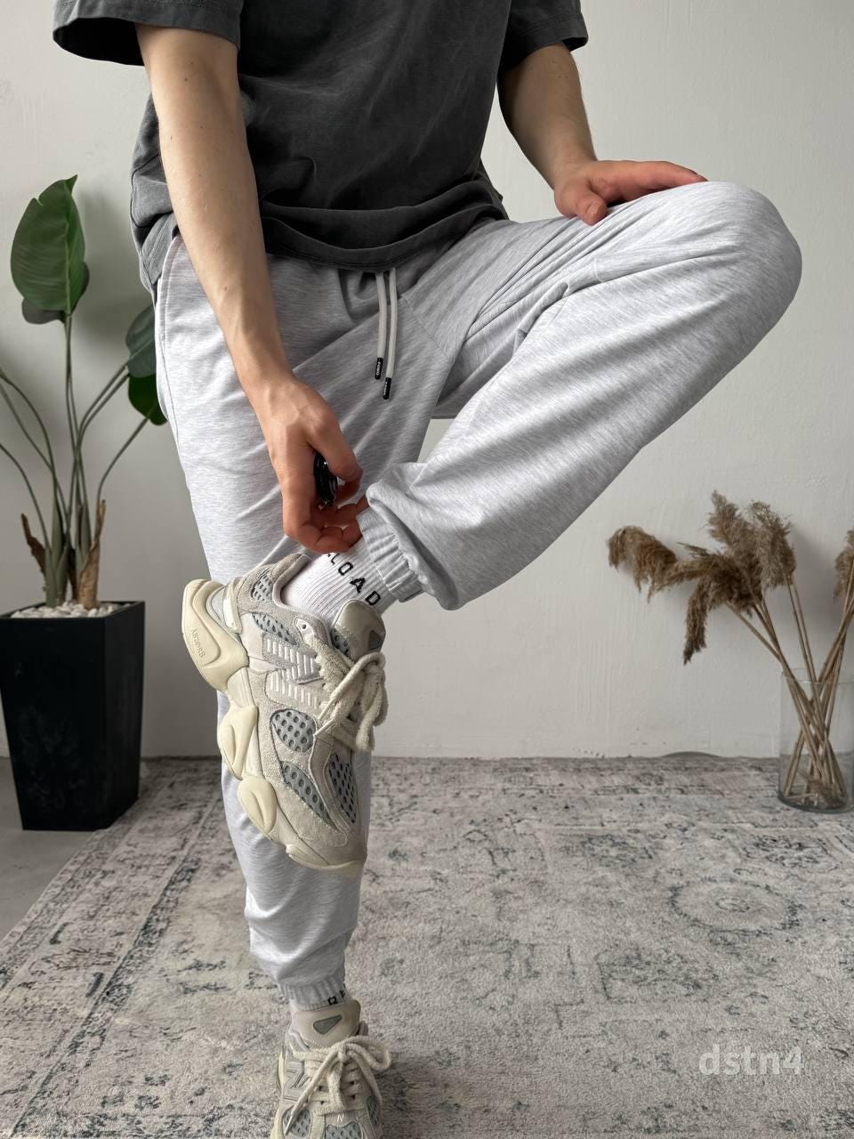 Men’s Natural Linen Pants, Handmade Lounge Trousers, Two Pocket Relaxed Fit, Summer Casual Pants, Yoga Pants, Gift for Him