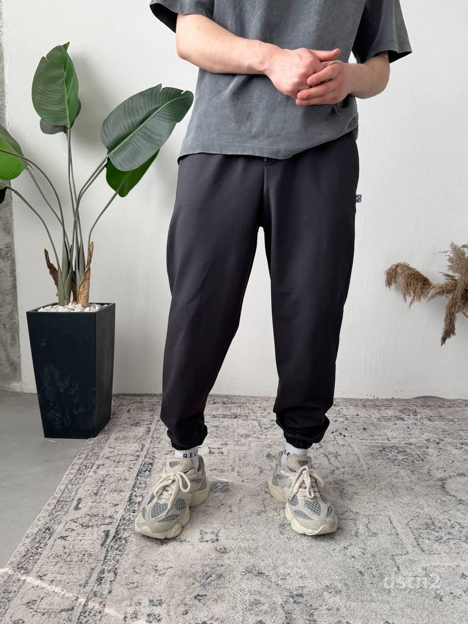 Men’s Natural Linen Pants, Handmade Lounge Trousers, Two Pocket Relaxed Fit, Summer Casual Pants, Yoga Pants, Gift for Him