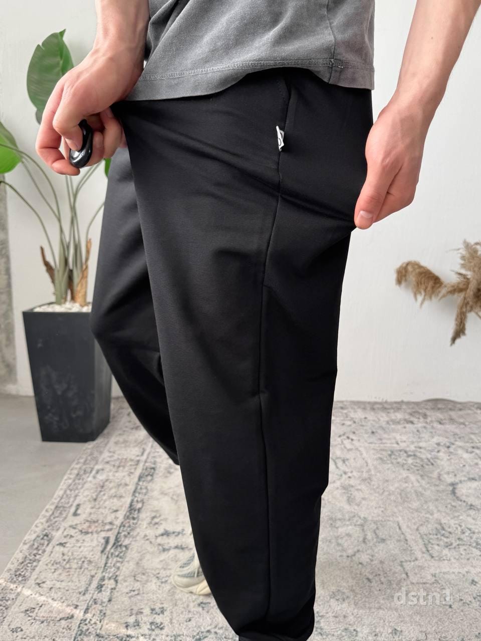 Men’s Natural Linen Pants, Handmade Lounge Trousers, Two Pocket Relaxed Fit, Summer Casual Pants, Yoga Pants, Gift for Him