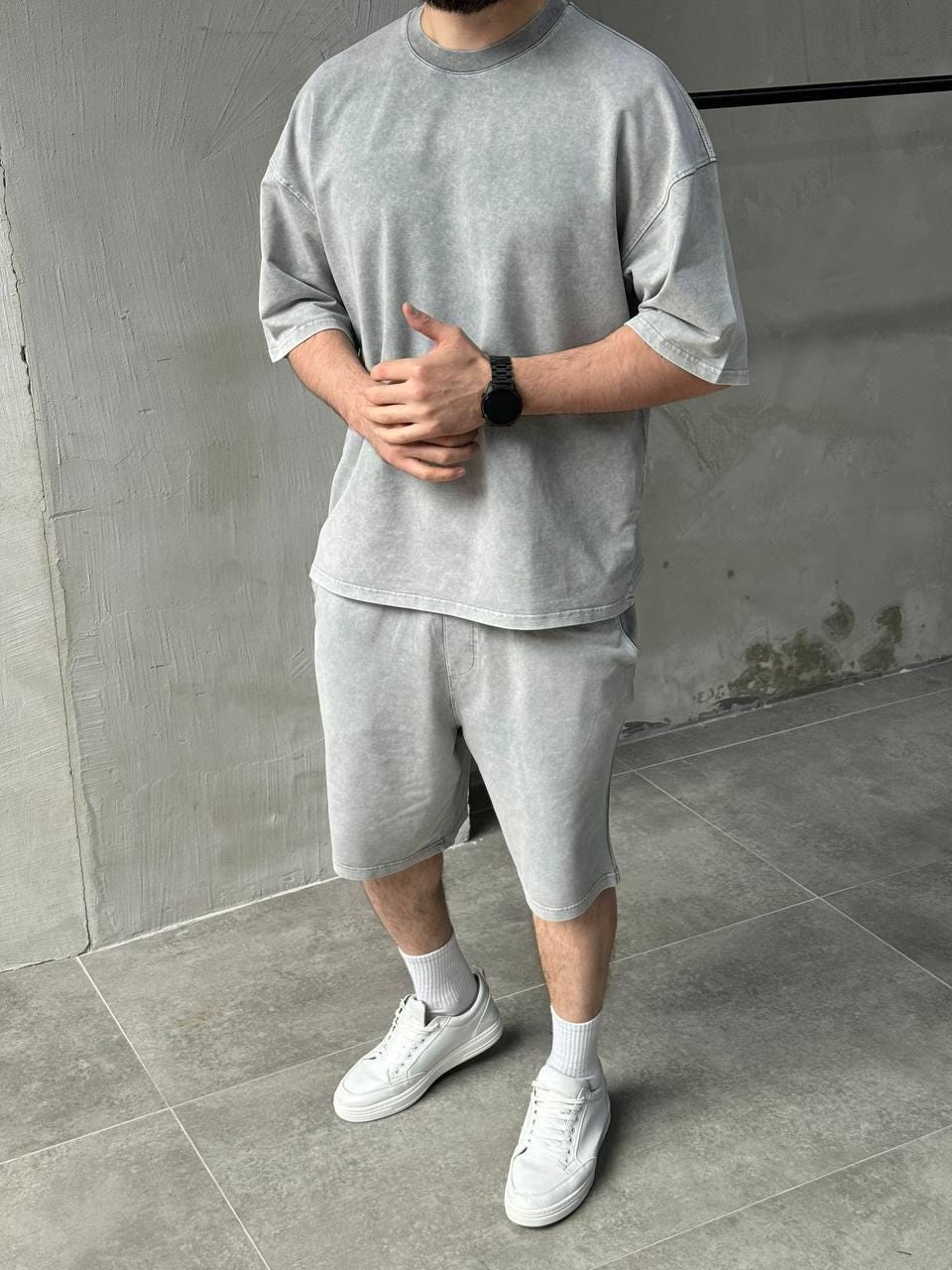 Summer mens costume, Summer pants,  pajama set, Gifts for men, Man's kit  set, summer pants, summer shirt, Natural color set