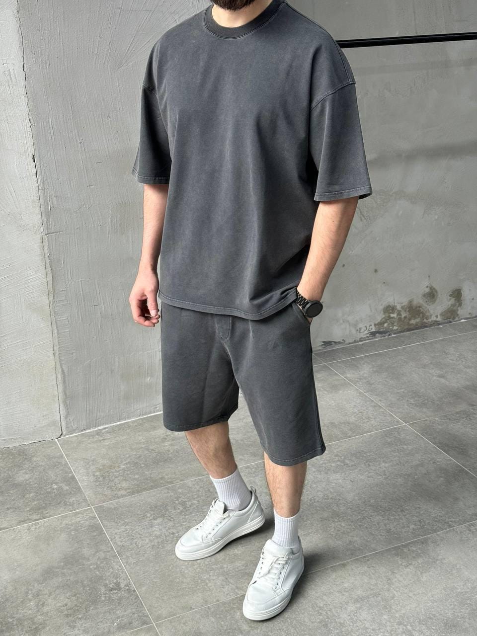 Summer mens costume, Summer pants,  pajama set, Gifts for men, Man's kit  set, summer pants, summer shirt, Natural color set