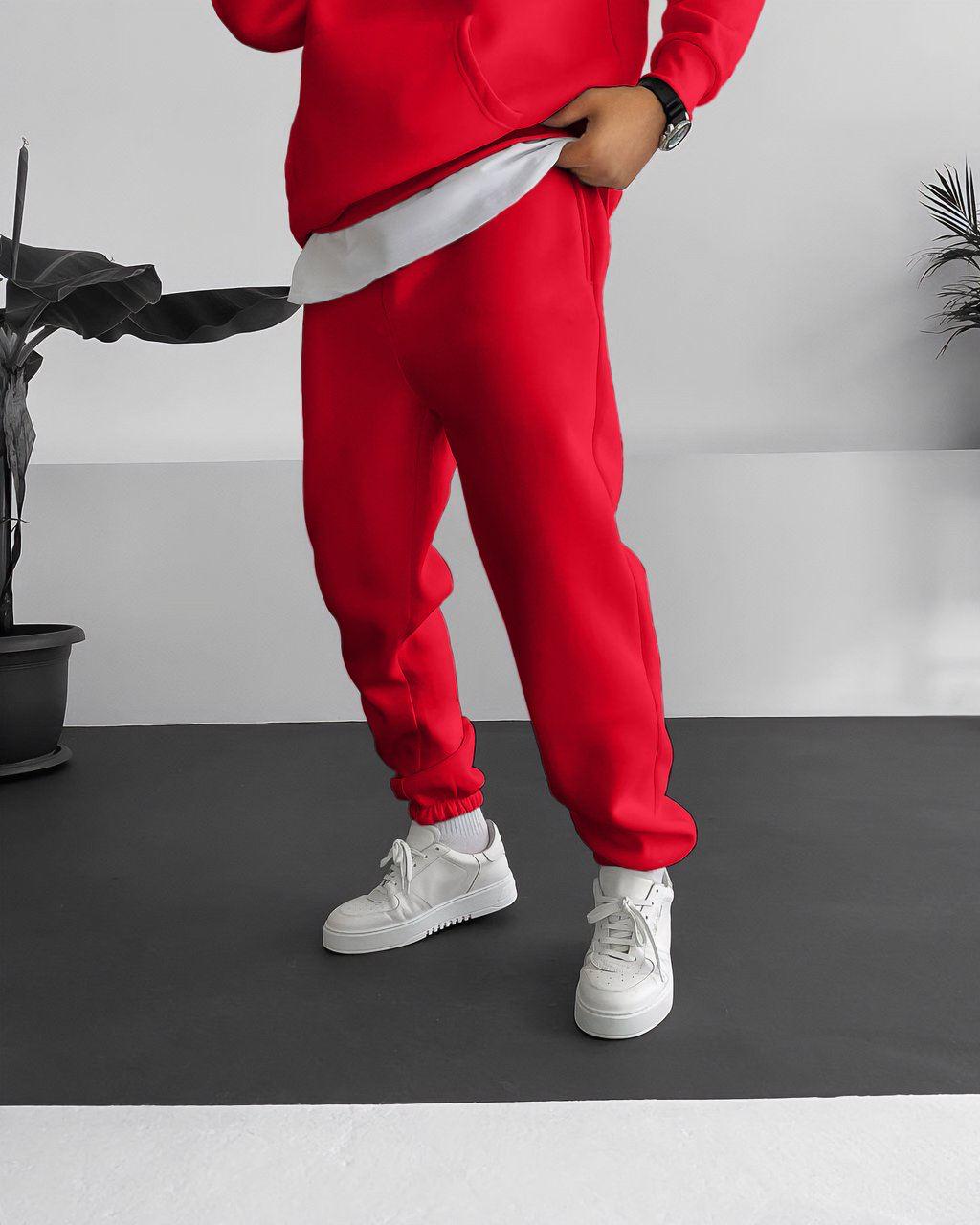 Men’s Basic Joggers – Fleece-Lined Sweatpants | Solid Color Streetwear Pants | Casual Everyday Bottoms