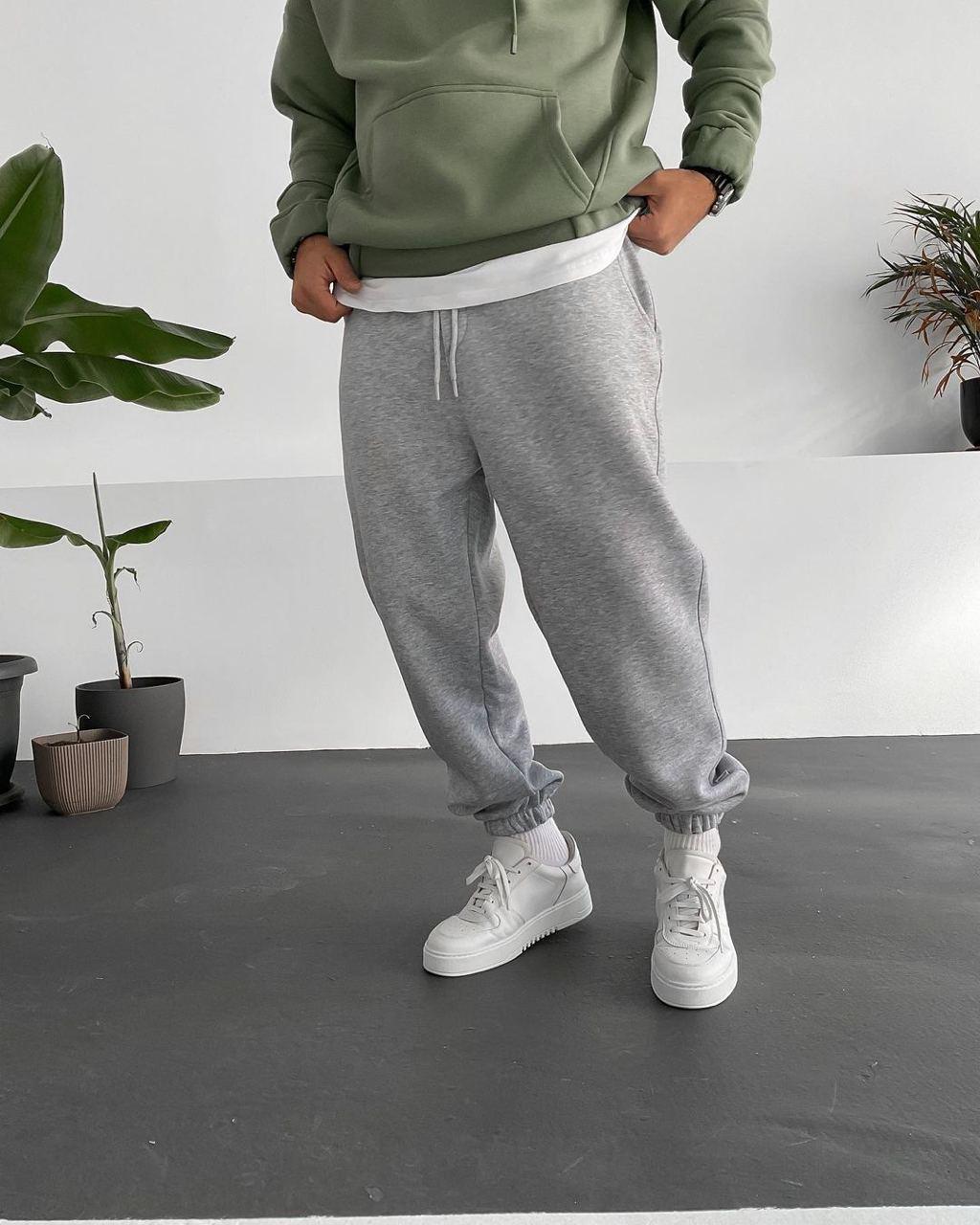 Men’s Basic Joggers – Fleece-Lined Sweatpants | Solid Color Streetwear Pants | Casual Everyday Bottoms