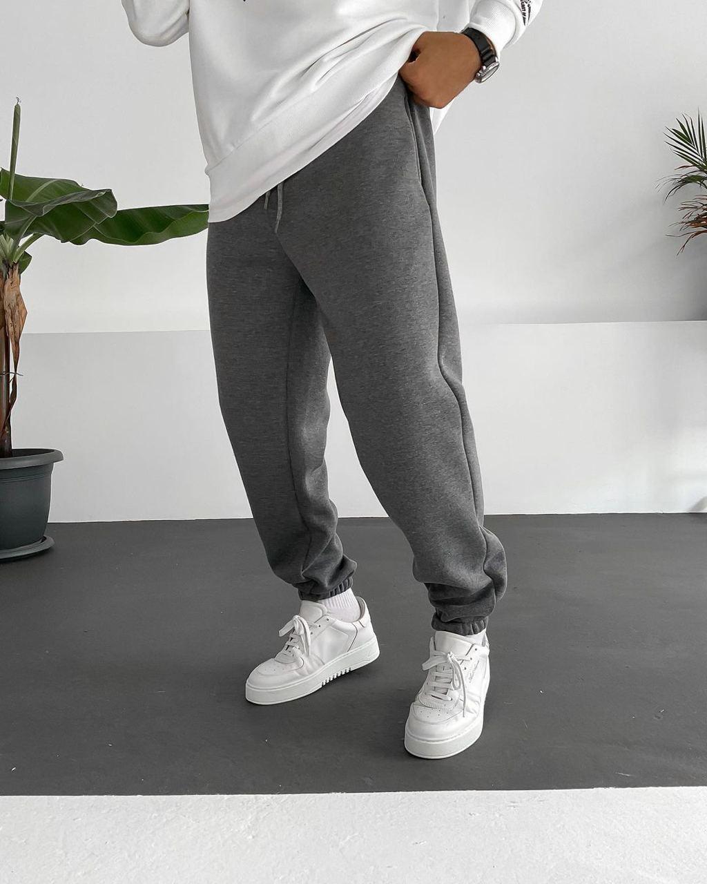 Men’s Basic Joggers – Fleece-Lined Sweatpants | Solid Color Streetwear Pants | Casual Everyday Bottoms