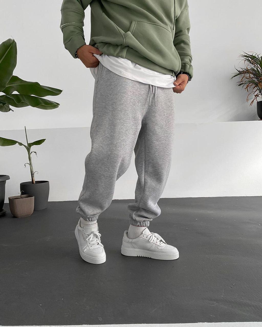 Men’s Basic Joggers – Fleece-Lined Sweatpants | Solid Color Streetwear Pants | Casual Everyday Bottoms