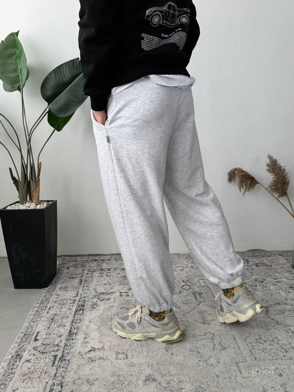 Men’s Joggers with “Athletic” Embroidery – Relaxed Fit Sweatpants with Pockets