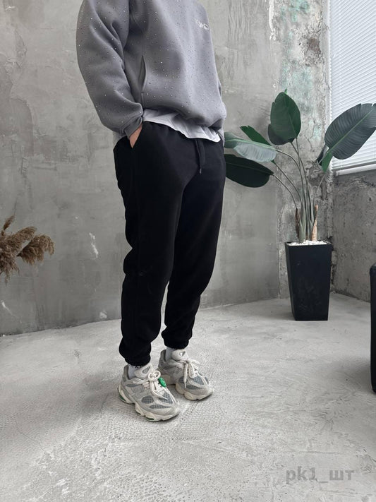 Men’s Fleece Joggers | Casual Sweatpants | Warm Winter Pants | Streetwear Loungewear Trousers