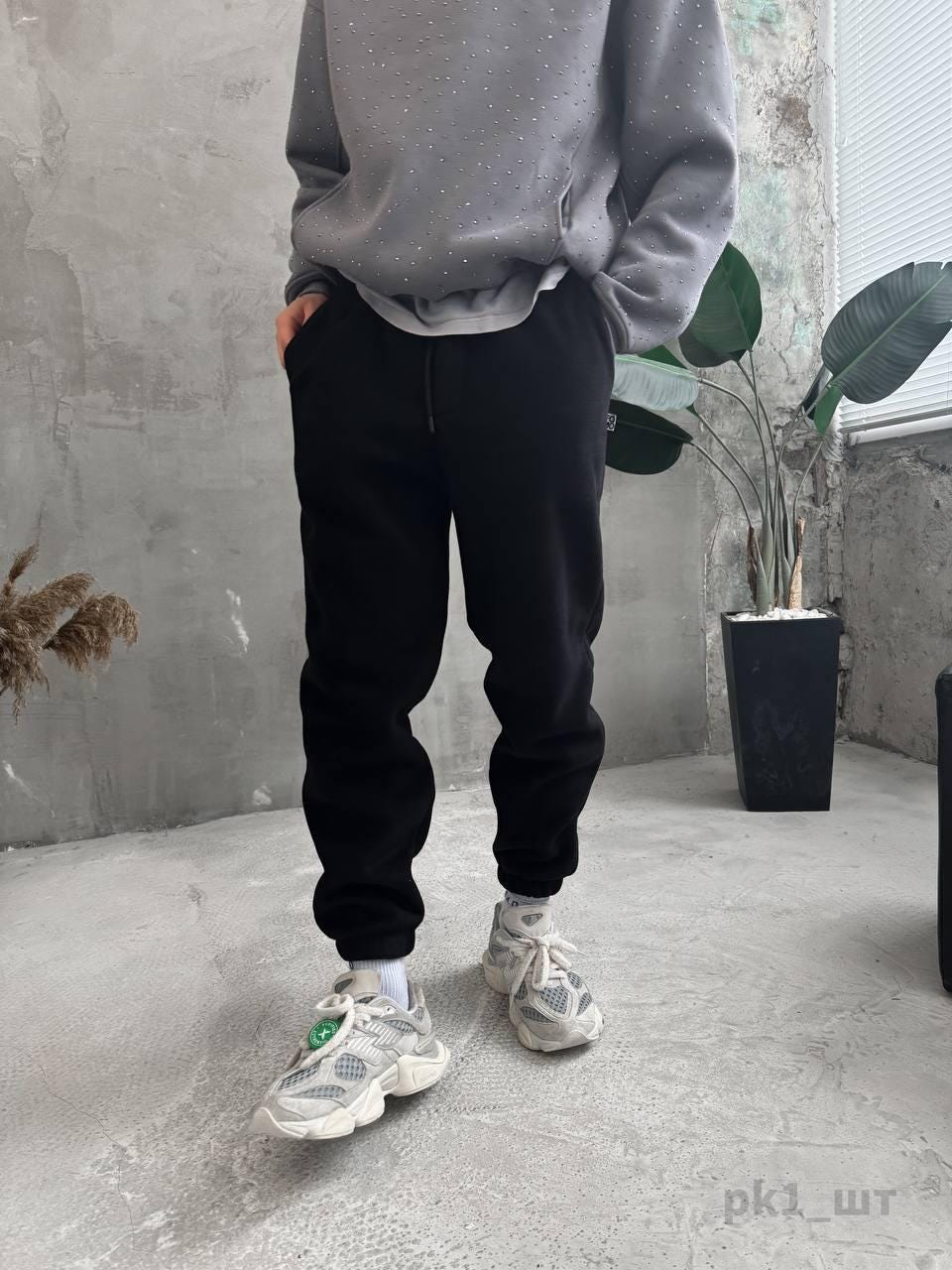 Men’s Fleece Joggers | Casual Sweatpants | Warm Winter Pants | Streetwear Loungewear Trousers