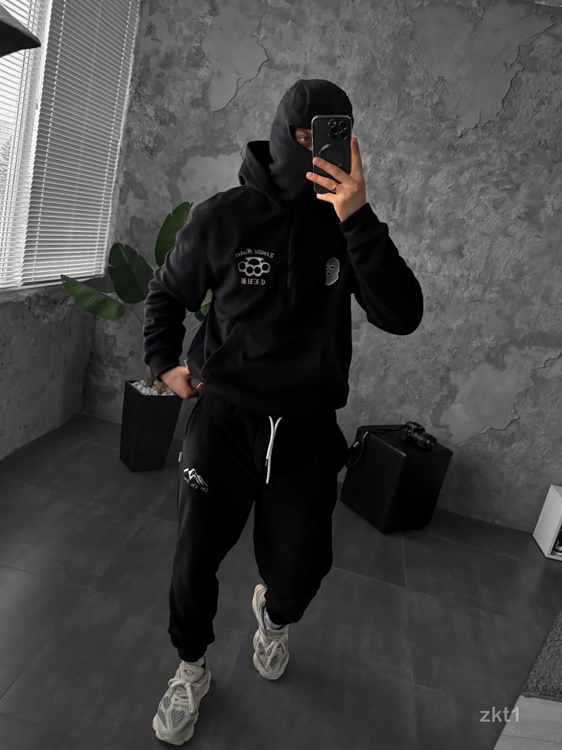 Men’s Fleece Hoodie with Balaclava – Heavyweight