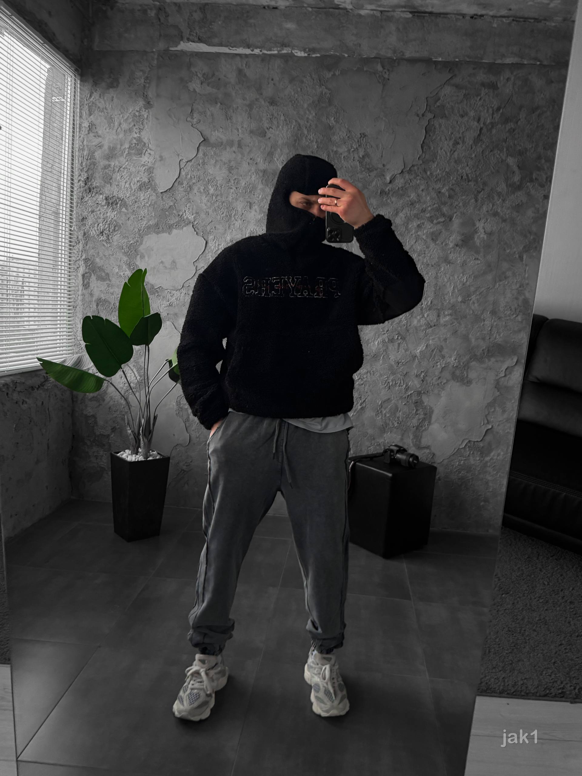 Teddy Fleece Hoodie (Balaclava Style)