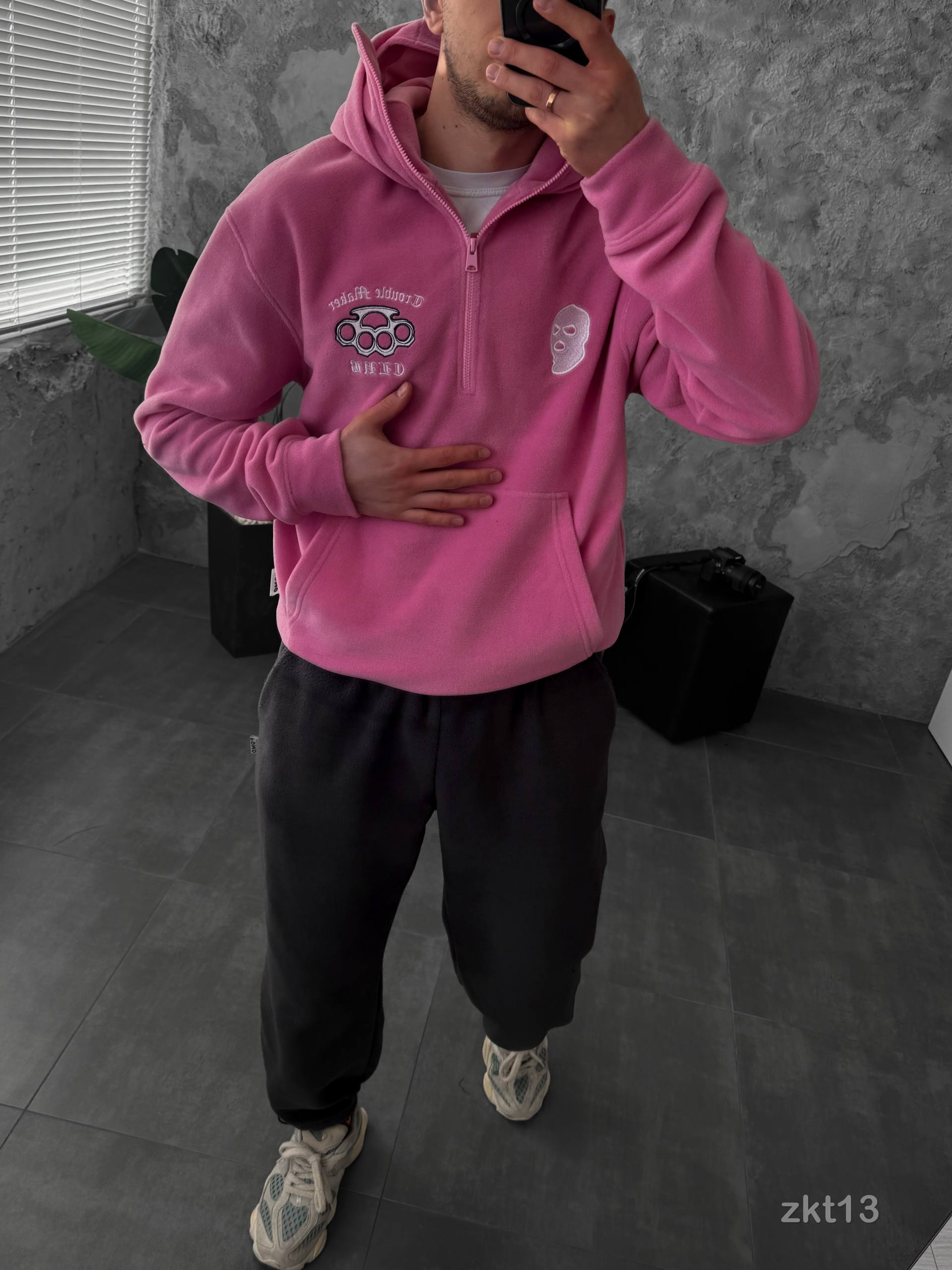 Men’s Fleece Hoodie with Balaclava – Heavyweight