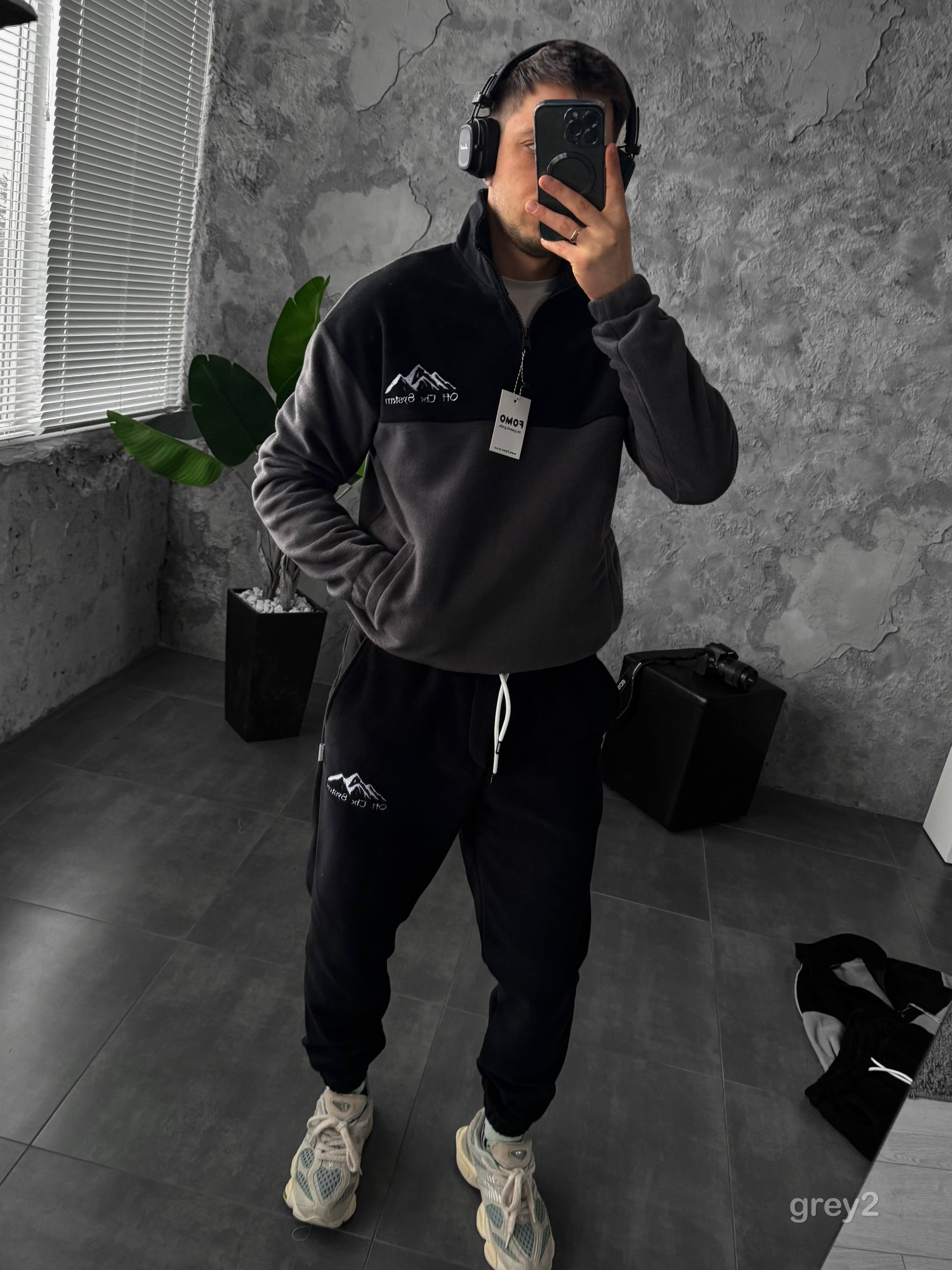 Men’s Washed Fleece Tracksuit