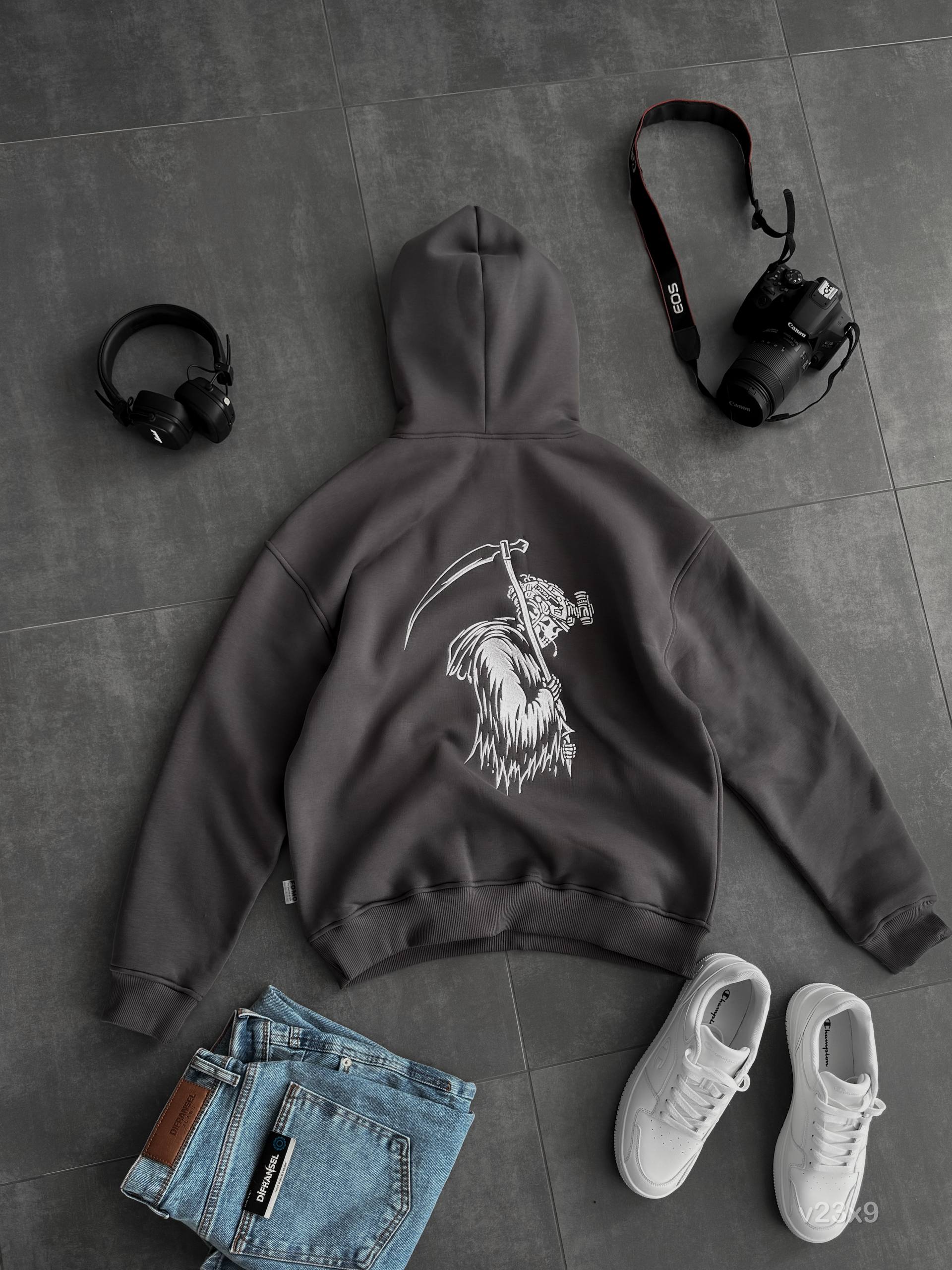 Men’s Grim Reaper Graphic Hoodie