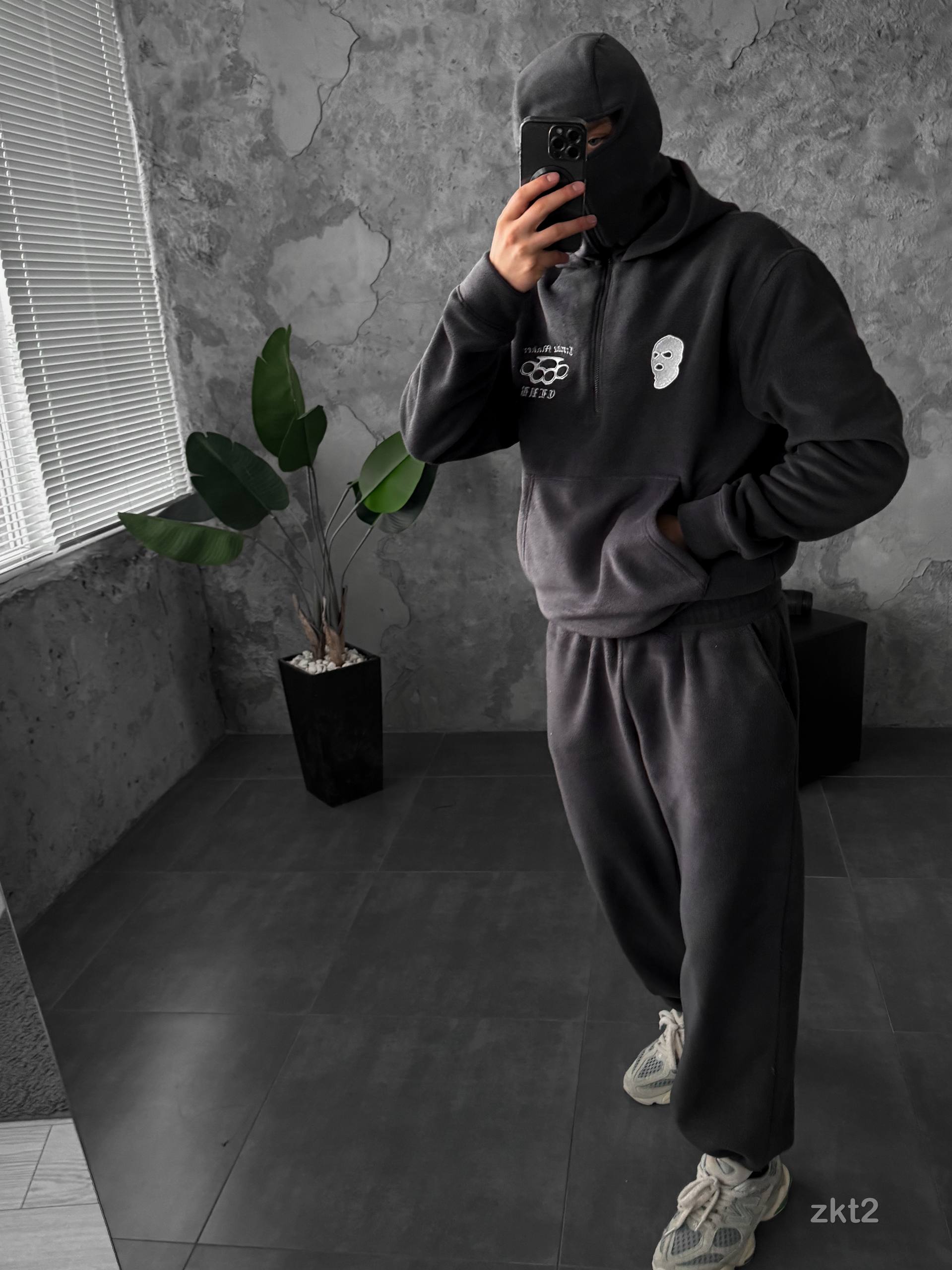 Men’s Fleece Hoodie with Balaclava – Heavyweight