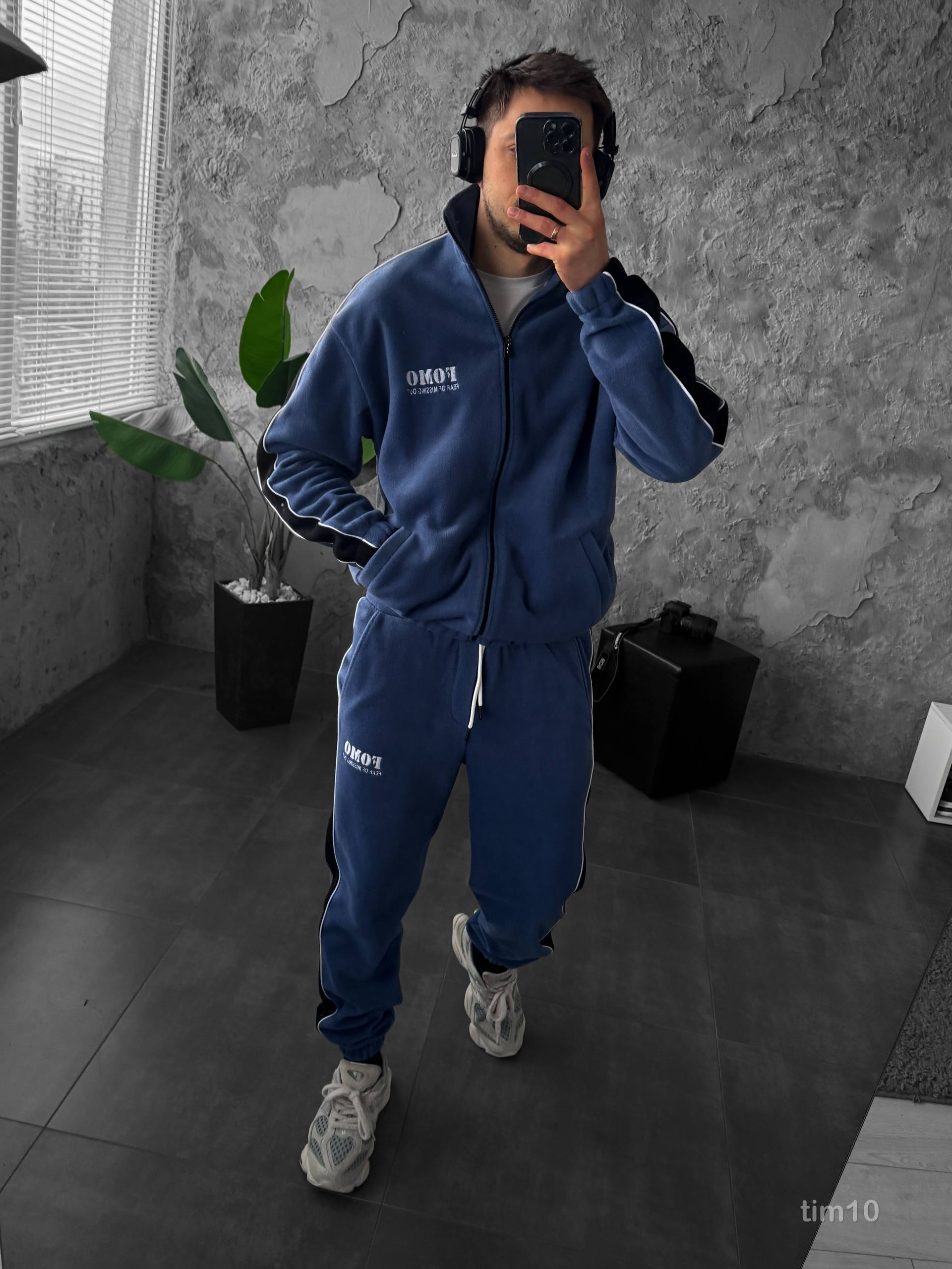 Men’s Oversize Polar Fleece Tracksuit