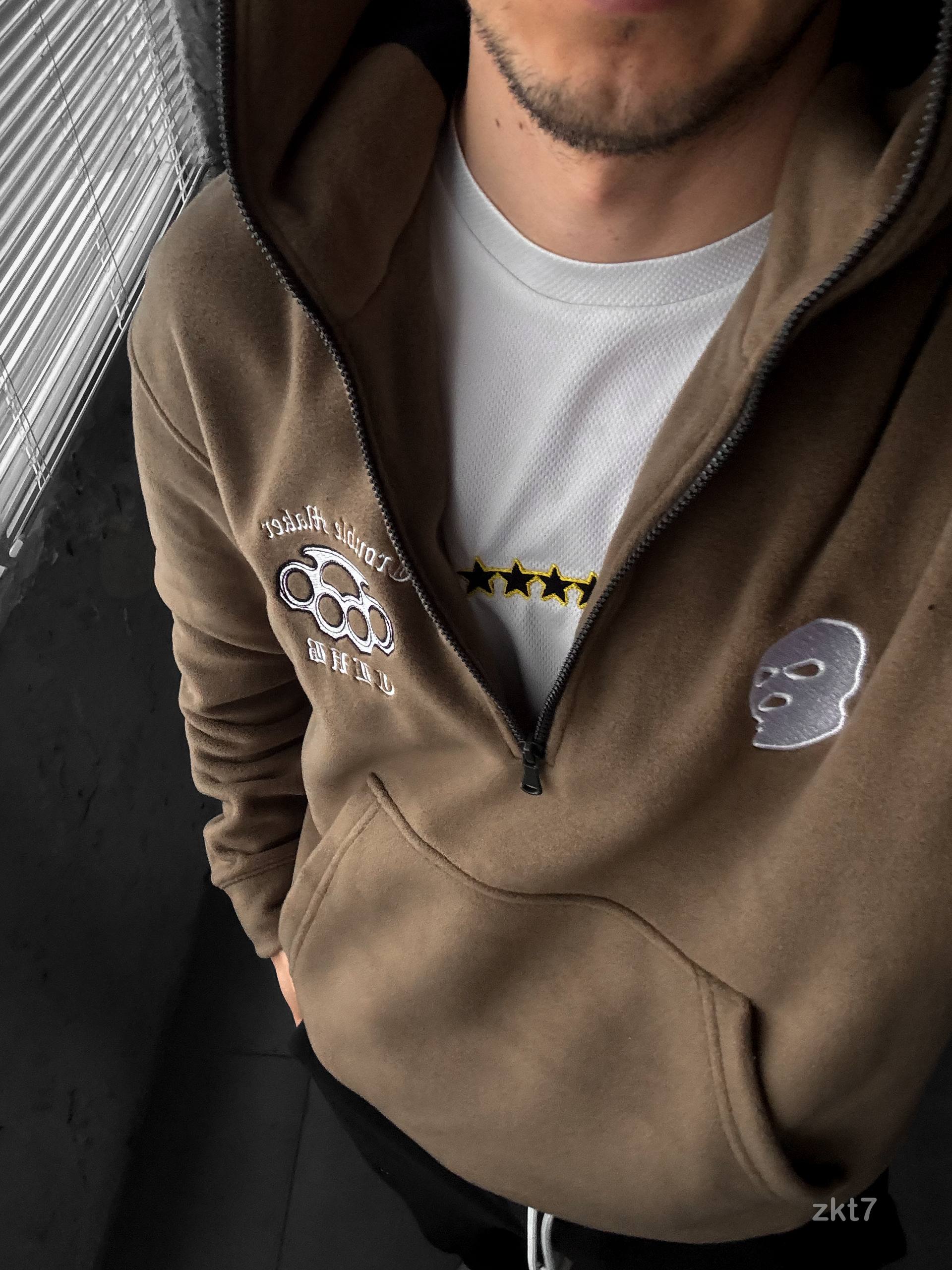 Men’s Fleece Hoodie with Balaclava – Heavyweight