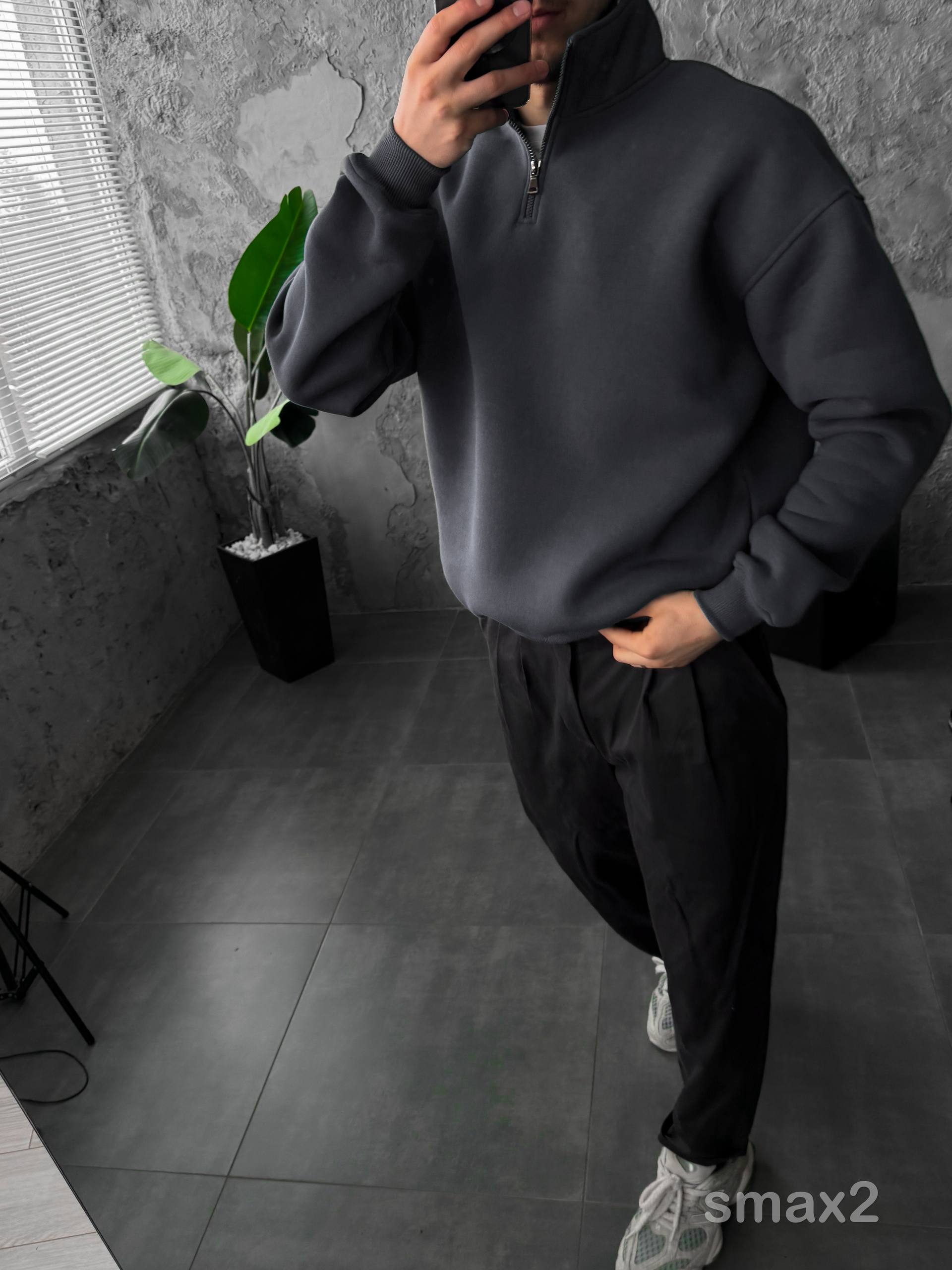 Men’s Half-Zip Fleece Sweatshirt