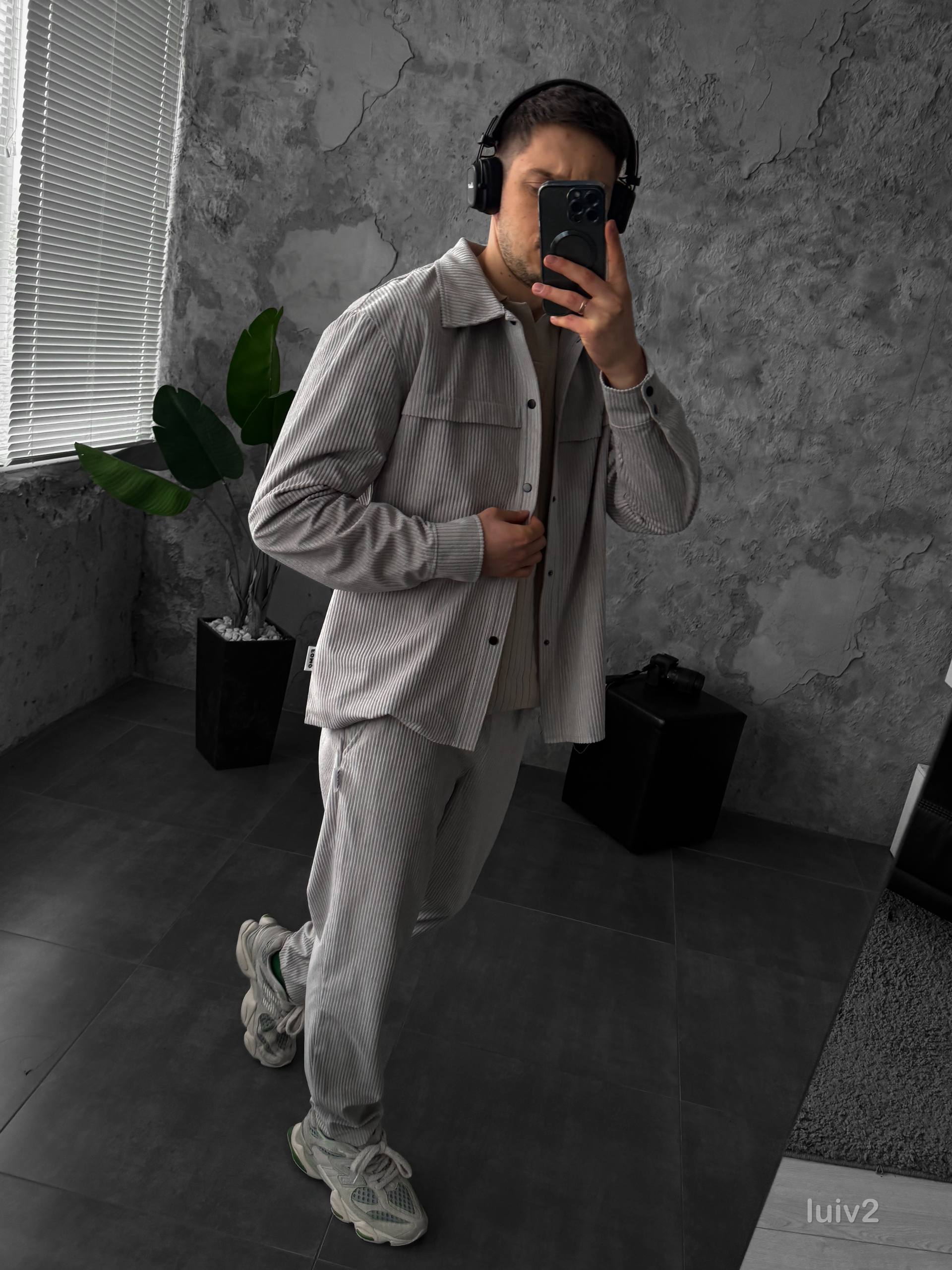 Corduroy Two-Piece Set — Premium Velvet Shirt &amp; Pants | By Kudla