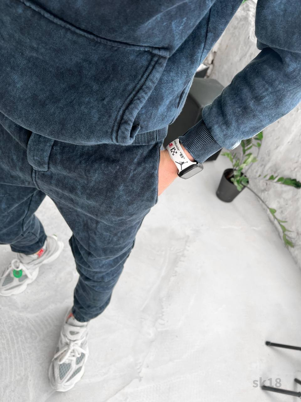 Men’s Washed Fleece Tracksuit – Premium Turkish Fabric